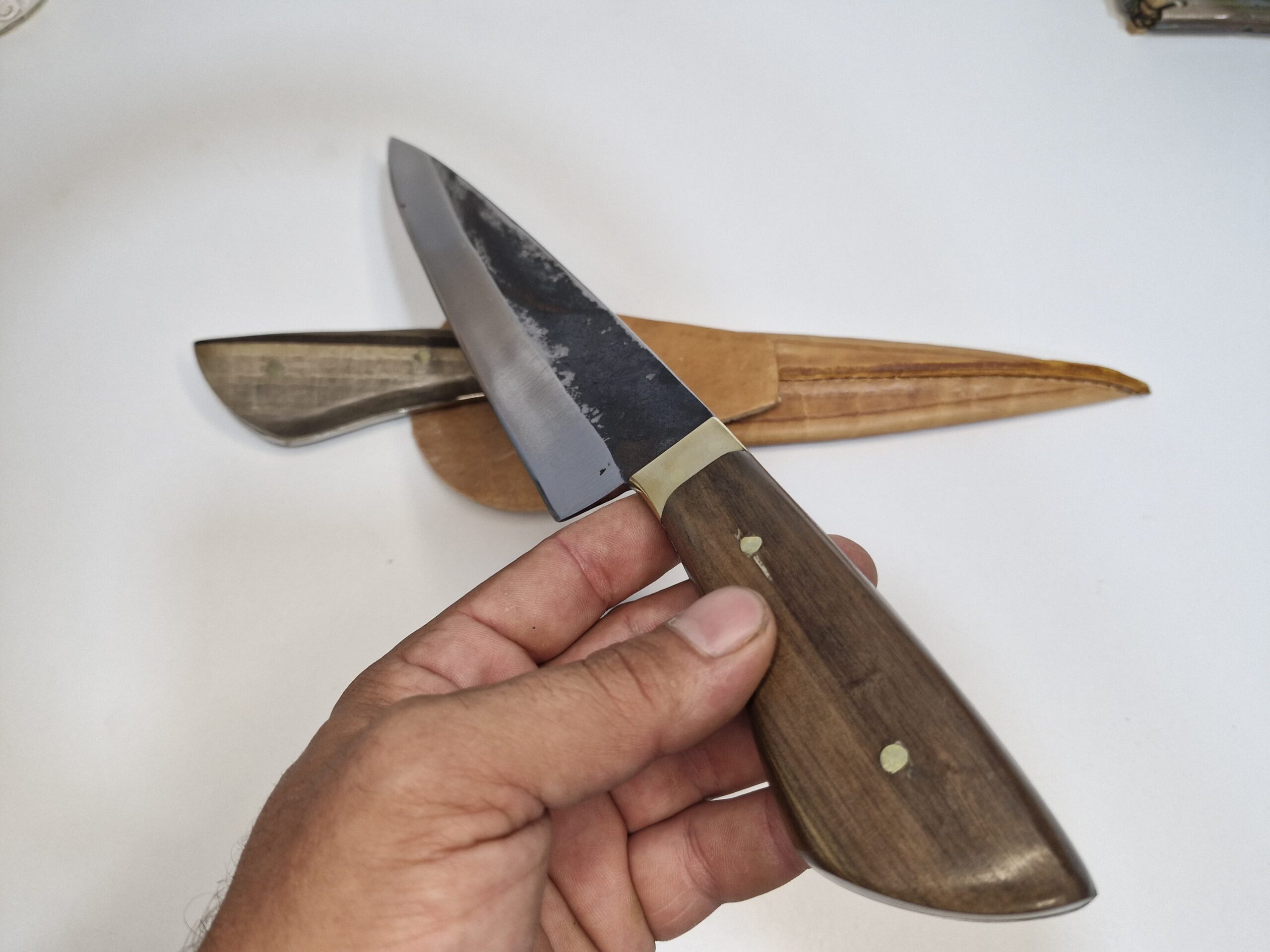 Campero 20cm De Hoja Acero Al Boro rustico (con vaina) - Imagen 2